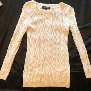White Knit Sweater